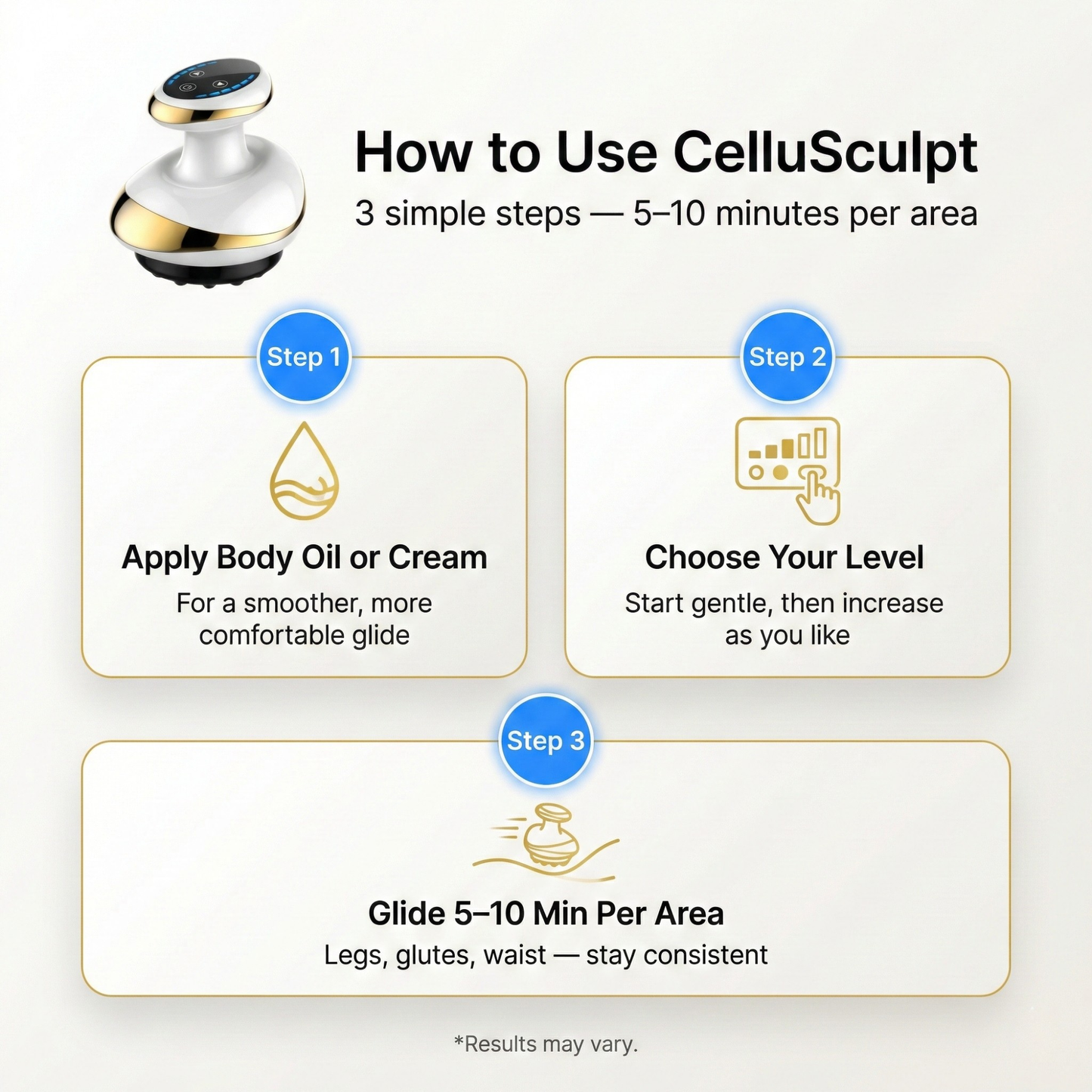 CelluSculpt® – At-Home Body Massage & Cupping Device